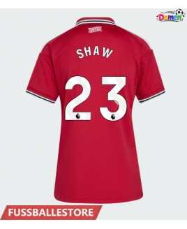 Günstige Manchester United Luke Shaw #23 Heimtrikot Damen 2026-27 Kurzarm